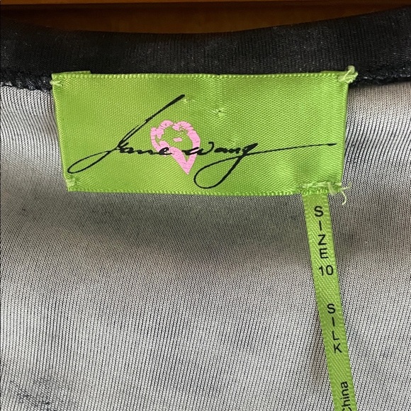 Chic Black and Yellow Long Sleeve Dress - Picture 2 of 6